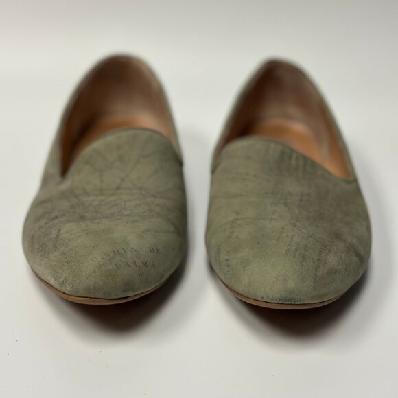 Camper Twins Women's Green Formal Almond Toe Flats Shoes Size 37 (US 7) - Picture 5 of 11